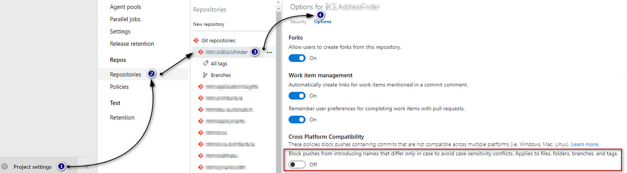 Block commits